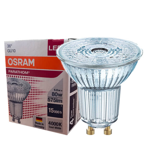 Diagnostiseren tiran Verdachte Reflector LED PARATHOM PAR16 GU10 6.9W 4000K Osram | Ampoules-service®